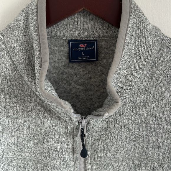 Like new. Vineyard Vines men’s grey sweater vest. Rarely worn, smoke free home. - Picture 2 of 4